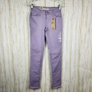 NWT Levi's 710 Super Skinny Sateen Womens Jeans Size 2